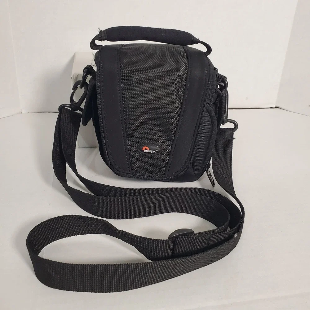 HEAVY DUTY PADDED LOWEPRO EDIT-100 CAMERA BAG - BLACK - With‎ Shoulder Strap LN